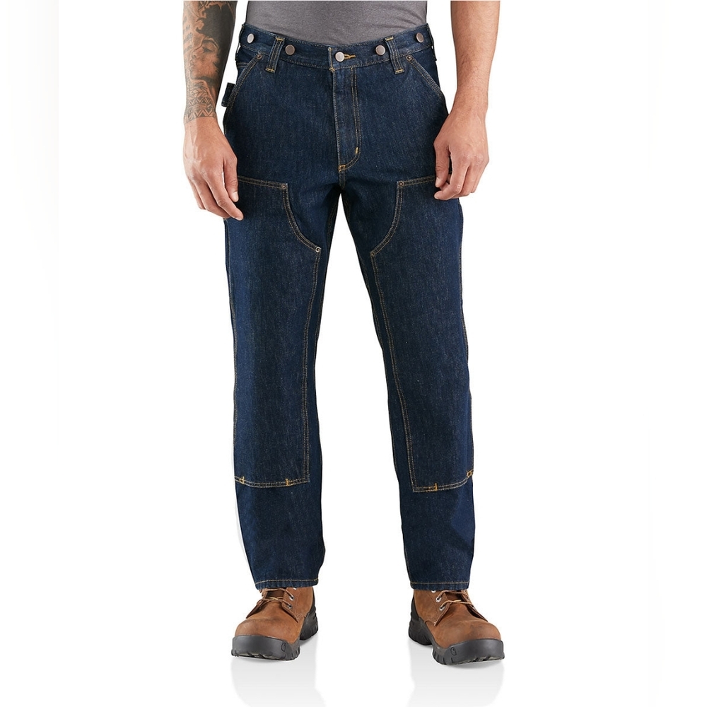 Carhartt Men's Rugged Flex Relaxed Fit Double-Front Utility Jeans Size 34x32 NWT